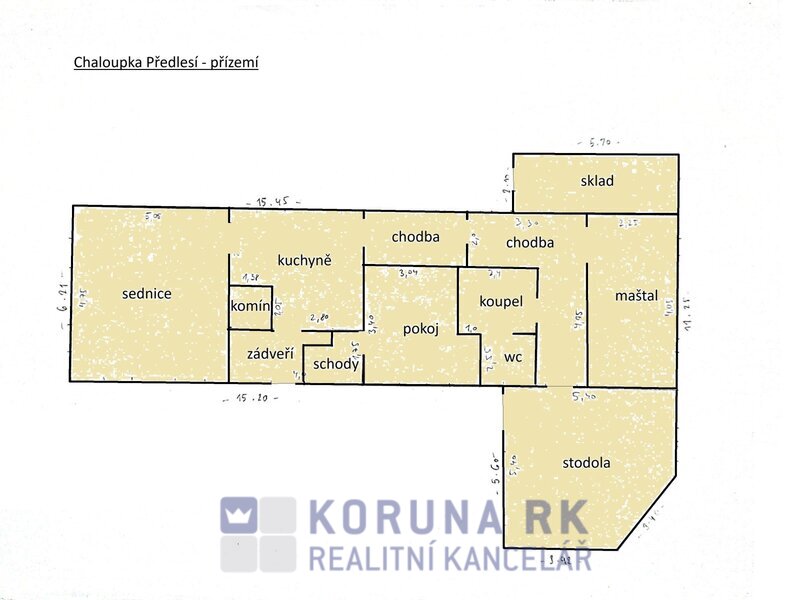 Chaloupka v Novohradských Horách